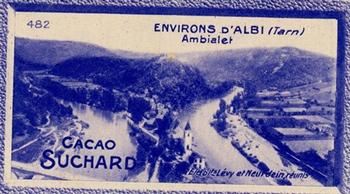 1929 Suchard  La France pittoresque 2 (Grand Concours de Vues de France backs) #482 Environs d'Albi - Ambialet (Tarn) Front