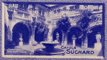 1929 Suchard  La France pittoresque 2 (Grand Concours de Vues de France backs) #485 Toulouse - Le Petit Cloître du Musée (Haute Garonne) Front