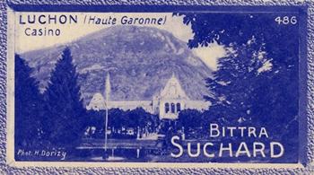 1929 Suchard  La France pittoresque 2 (Grand Concours de Vues de France backs) #486 Luchon - Casino (Haute Garonne) Front