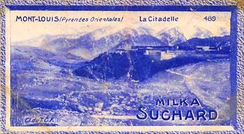 1929 Suchard  La France pittoresque 2 (Grand Concours de Vues de France backs) #489 Mont Louis - La Citadelle (Pyrénées Orientales) Front