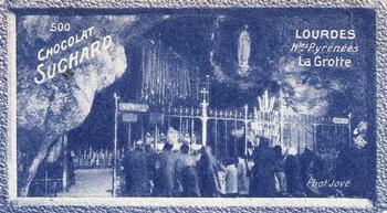 1929 Suchard  La France pittoresque 2 (Grand Concours de Vues de France backs) #500 Lourdes - La Grotte (Hautes Pyrénées) Front