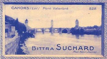 1929 Suchard  La France pittoresque 2 (Grand Concours de Vues de France backs) #528 Cahors - Pont Valenbré (Lot) Front