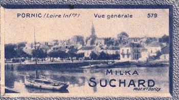 1929 Suchard  La France pittoresque 2 (Grand Concours de Vues de France backs) #579 Pornic - Vue Générale (Loire Inférieure) Front