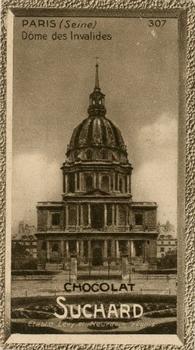 1929 Suchard  La France pittoresque 2 (Grand Concours de Vues de France backs) #307 Paris - Dôme de Invalides (Seine) Front