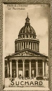 1929 Suchard  La France pittoresque 2 (Grand Concours de Vues de France backs) #310 Paris - Le Panthéon (Seine) Front