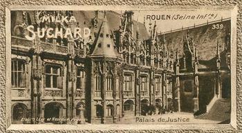 1929 Suchard  La France pittoresque 2 (Grand Concours de Vues de France backs) #339 Rouen - Palais de Justice (Seine Inférieure) Front