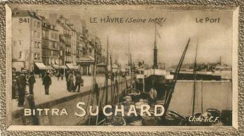 1929 Suchard  La France pittoresque 2 (Grand Concours de Vues de France backs) #341 Le Havre - Le Port (Seine Inférieure) Front