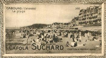 1929 Suchard  La France pittoresque 2 (Grand Concours de Vues de France backs) #360 Cabourg - La Plage (Calvados) Front