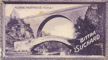 1929 Suchard  - La France pittoresque 2 (Back - Grand Concours de Vues de France) #408 Pierre Perthuis (Yonne) Front