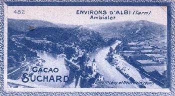 1929 Suchard  La France pittoresque 2 (Grand Concours de Vues de France backs) #482 Environs d'Albi - Ambialet (Tarn) Front