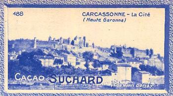 1929 Suchard  La France pittoresque 2 (Grand Concours de Vues de France backs) #488 Carcassonne - La Cité (Aude) Front