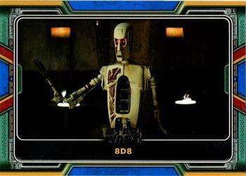 2022 Topps Star Wars: The Book of Boba Fett - Blue #9 8D8 Front