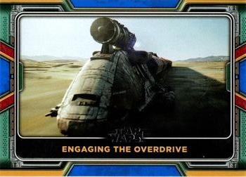 2022 Topps Star Wars: The Book of Boba Fett - Blue #35 Engaging the Overdrive Front