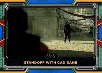 2022 Topps Star Wars: The Book of Boba Fett - Blue #88 Standoff with Cad Bane Front
