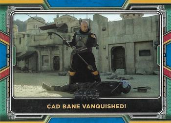 2022 Topps Star Wars: The Book of Boba Fett - Blue #94 Cad Bane Vanquished! Front