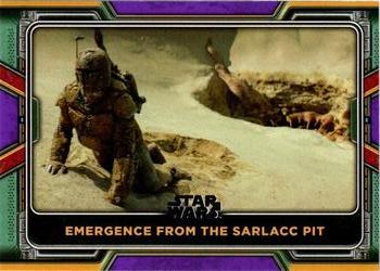 2022 Topps Star Wars: The Book of Boba Fett - Purple #3 Emergence from the Sarlacc Pit Front