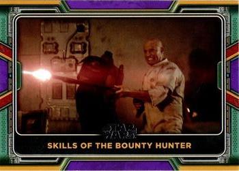 2022 Topps Star Wars: The Book of Boba Fett - Purple #29 Skills of the Bounty Hunter Front