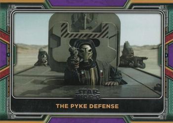 2022 Topps Star Wars: The Book of Boba Fett - Purple #34 The Pyke Defense Front