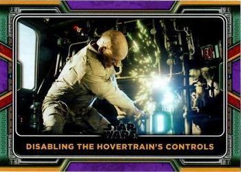 2022 Topps Star Wars: The Book of Boba Fett - Purple #36 Disabling the Hovertrain's Controls Front