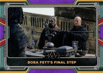 2022 Topps Star Wars: The Book of Boba Fett - Purple #40 Boba Fett's Final Step Front