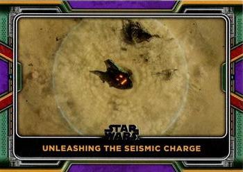 2022 Topps Star Wars: The Book of Boba Fett - Purple #60 Unleashing the Seismic Charge Front