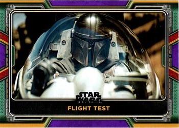 2022 Topps Star Wars: The Book of Boba Fett - Purple #70 Flight Test Front