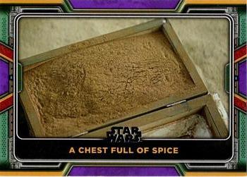 2022 Topps Star Wars: The Book of Boba Fett - Purple #73 A Chest Full of Spice Front