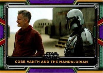 2022 Topps Star Wars: The Book of Boba Fett - Purple #83 Cobb Vanth and the Mandalorian Front