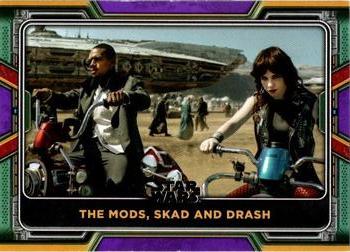 2022 Topps Star Wars: The Book of Boba Fett - Purple #87 The Mods, Skad and Drash Front