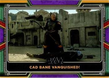2022 Topps Star Wars: The Book of Boba Fett - Purple #94 Cad Bane Vanquished! Front