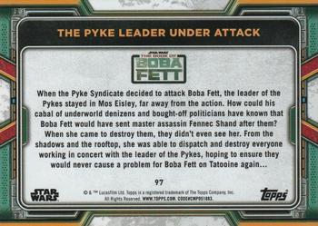 2022 Topps Star Wars: The Book of Boba Fett - Purple #97 The Pyke Leader Under Attack Back