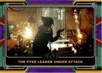 2022 Topps Star Wars: The Book of Boba Fett - Purple #97 The Pyke Leader Under Attack Front