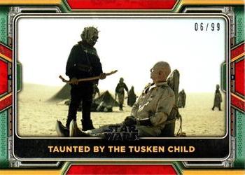 2022 Topps Star Wars: The Book of Boba Fett - Red #6 Taunted by the Tusken Child Front