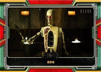 2022 Topps Star Wars: The Book of Boba Fett - Red #9 8D8 Front