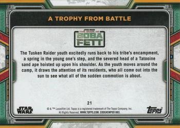 2022 Topps Star Wars: The Book of Boba Fett - Red #21 A Trophy from Battle Back