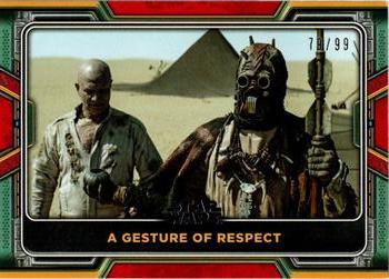 2022 Topps Star Wars: The Book of Boba Fett - Red #22 A Gesture of Respect Front