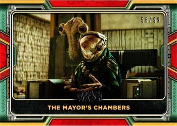 2022 Topps Star Wars: The Book of Boba Fett - Red #24 The Mayor’s Chambers Front