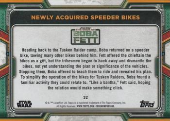 2022 Topps Star Wars: The Book of Boba Fett - Red #32 Newly Acquired Speeder Bikes Back