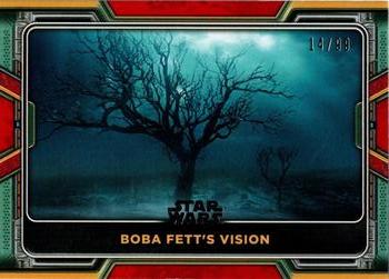 2022 Topps Star Wars: The Book of Boba Fett - Red #37 Boba Fett's Vision Front