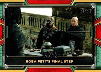 2022 Topps Star Wars: The Book of Boba Fett - Red #40 Boba Fett's Final Step Front