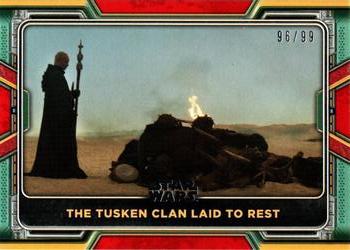 2022 Topps Star Wars: The Book of Boba Fett - Red #45 The Tusken Clan Laid to Rest Front