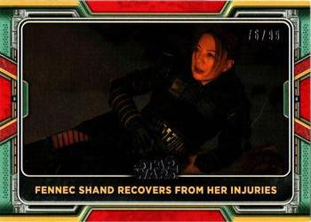 2022 Topps Star Wars: The Book of Boba Fett - Red #54 Fennec Shand Recovers from Her Injuries Front