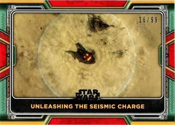 2022 Topps Star Wars: The Book of Boba Fett - Red #60 Unleashing the Seismic Charge Front