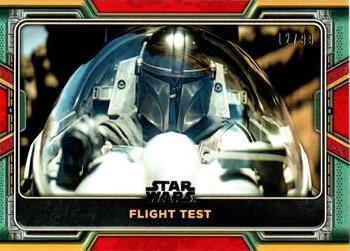 2022 Topps Star Wars: The Book of Boba Fett - Red #70 Flight Test Front
