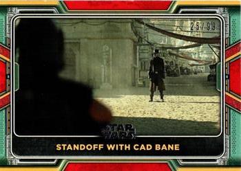 2022 Topps Star Wars: The Book of Boba Fett - Red #88 Standoff with Cad Bane Front