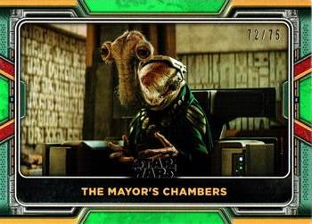 2022 Topps Star Wars: The Book of Boba Fett - Green #24 The Mayor’s Chambers Front