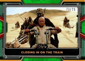 2022 Topps Star Wars: The Book of Boba Fett - Green #33 Closing in on the Train Front