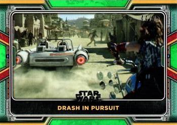 2022 Topps Star Wars: The Book of Boba Fett - Green #50 Drash in Pursuit Front