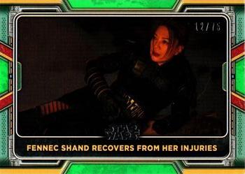 2022 Topps Star Wars: The Book of Boba Fett - Green #54 Fennec Shand Recovers from Her Injuries Front