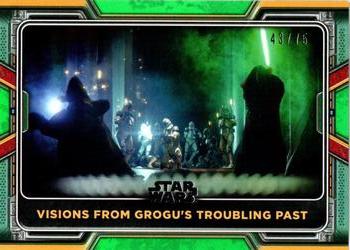 2022 Topps Star Wars: The Book of Boba Fett - Green #76 Visions from Grogu's Troubling Past Front
